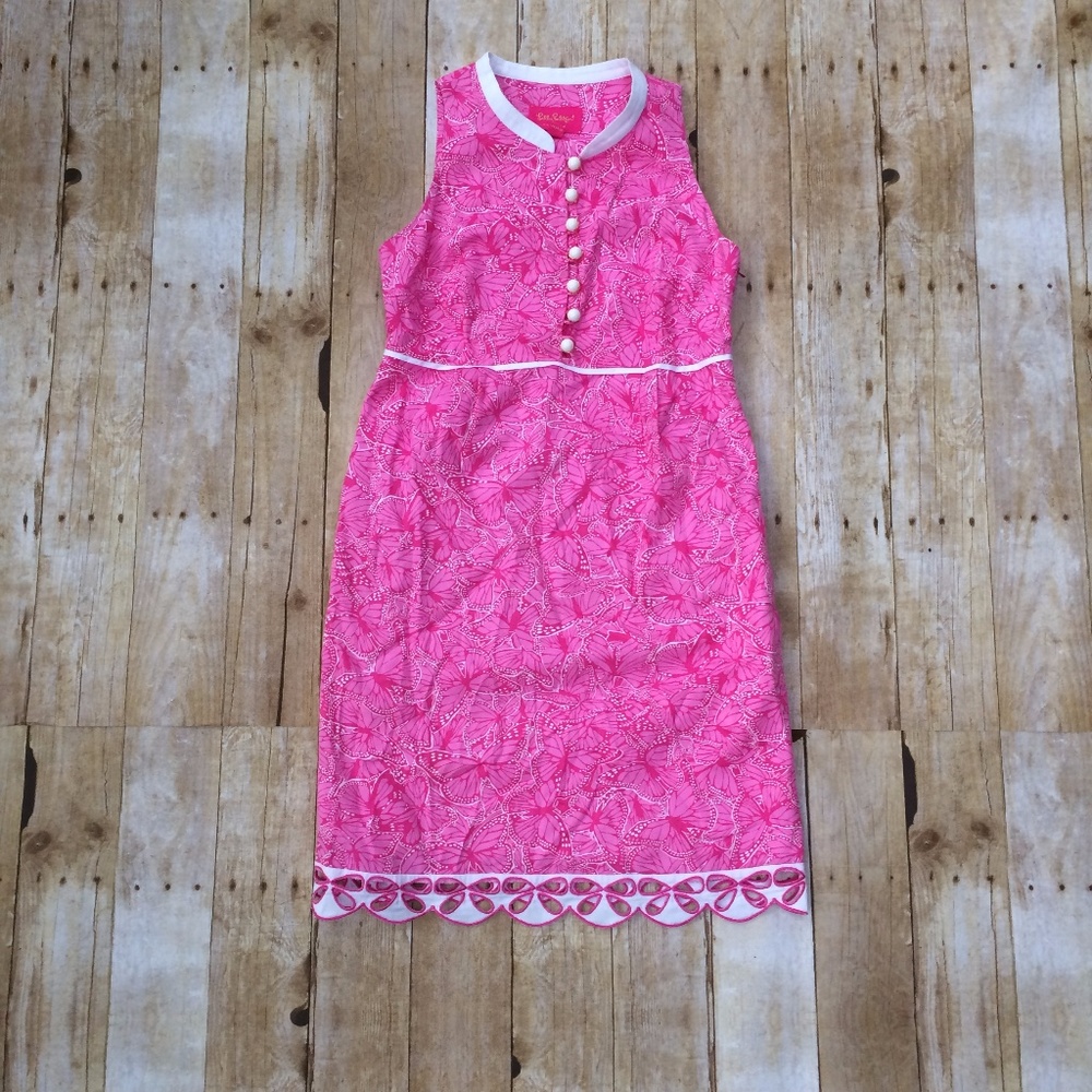 Lilly Pulitzer Jubilee pink butterfly prin…